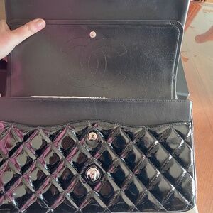 Classic Chanel bag size large